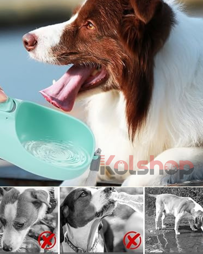 BOTELLA PORTATIL 4 EN 1 PARA MASCOTAS