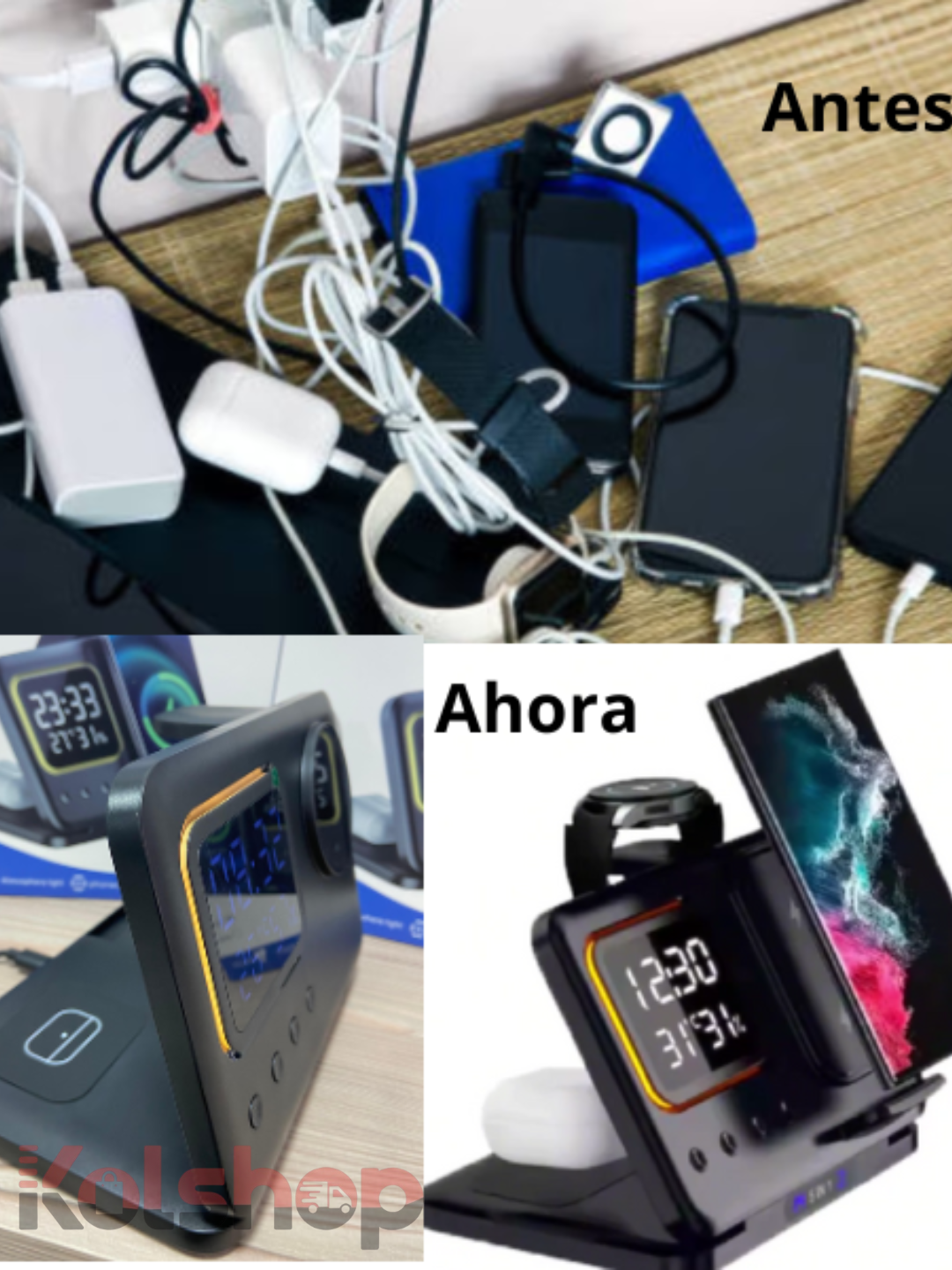 CARGADOR INALAMBRICO 5 EN 1