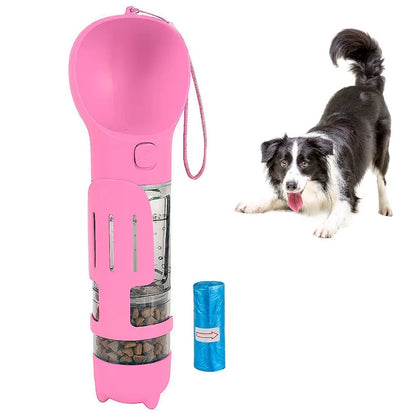 BOTELLA PORTATIL 4 EN 1 PARA MASCOTAS