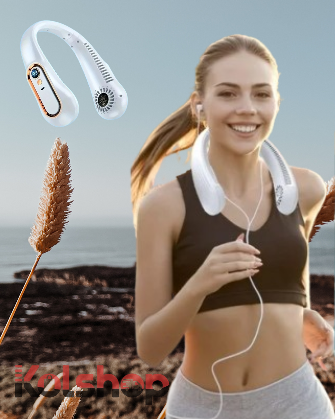 VENTILADOR DE CUELLO PORTATIL RECARGABLE